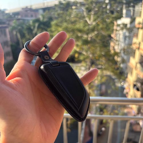 适用宝马530钥匙套3系x5五系x3三系325li壳525刀锋七系真x1皮扣i3 - 图3