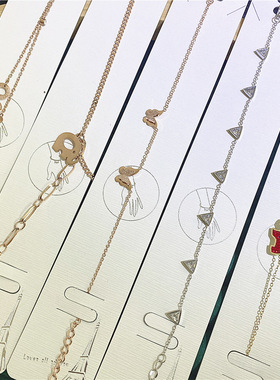 韩版简约大牌钛钢手链饰品欧美