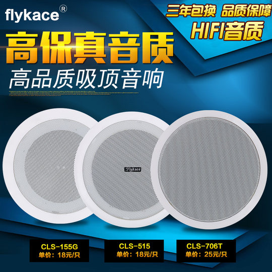 Altavoces de techo Flykace megafonía integrada
