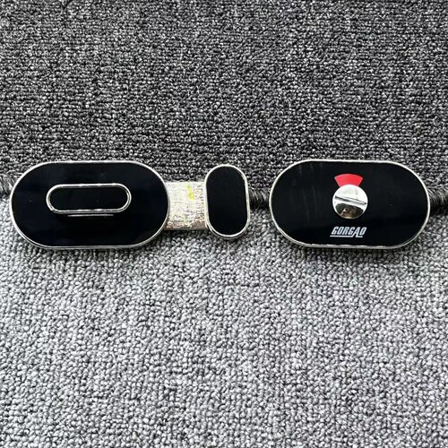 公共卫生间隔断配件厕所指示锁304不锈钢拉手黑色有无人插销门锁 - 图3