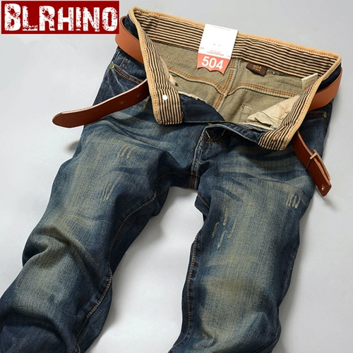 Летние ретро джинсы, трендовые штаны, в корейском стиле, свободный прямой крой