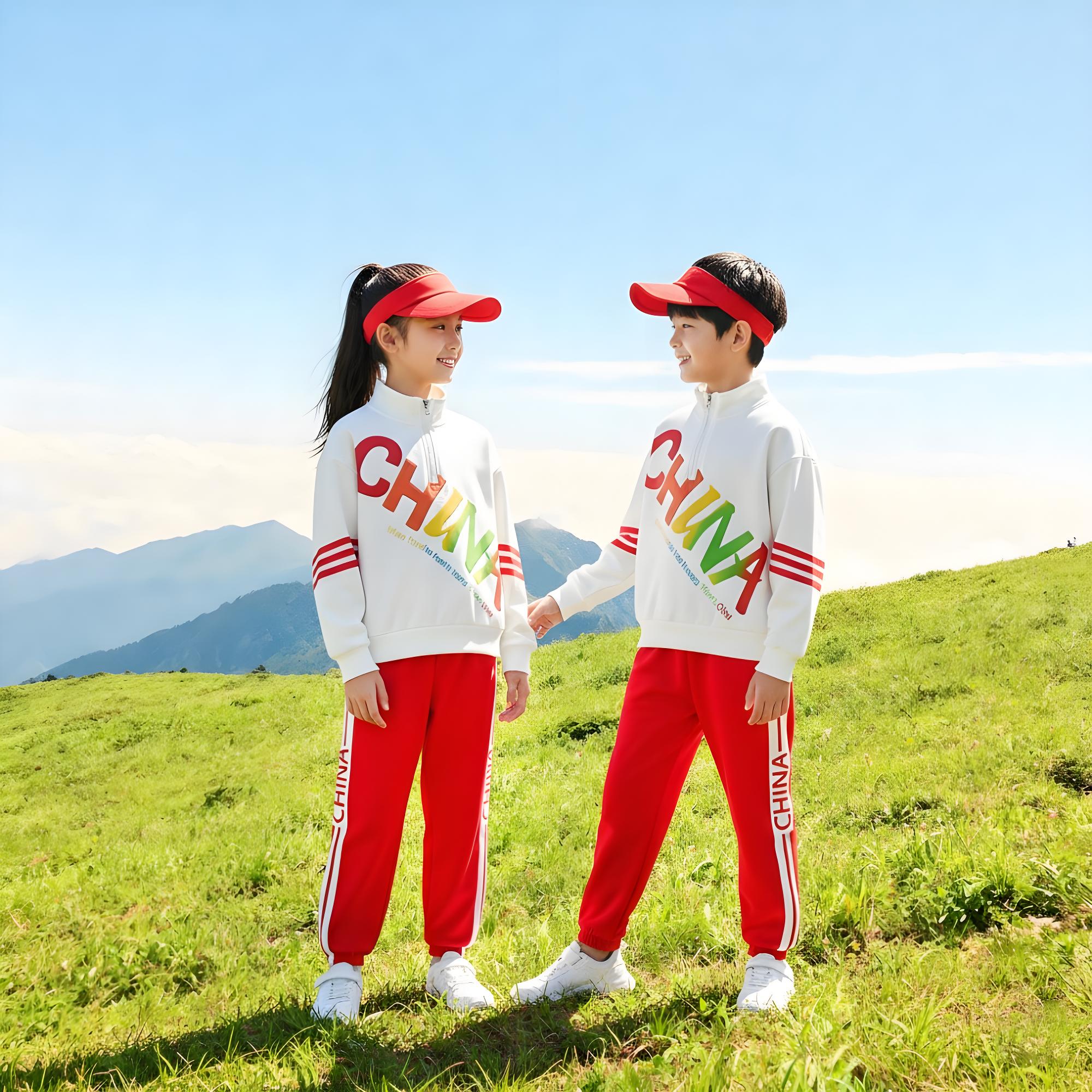 小学生运动会开幕式服装儿童啦啦队演出服元旦合唱校服幼儿园班服 - 图2