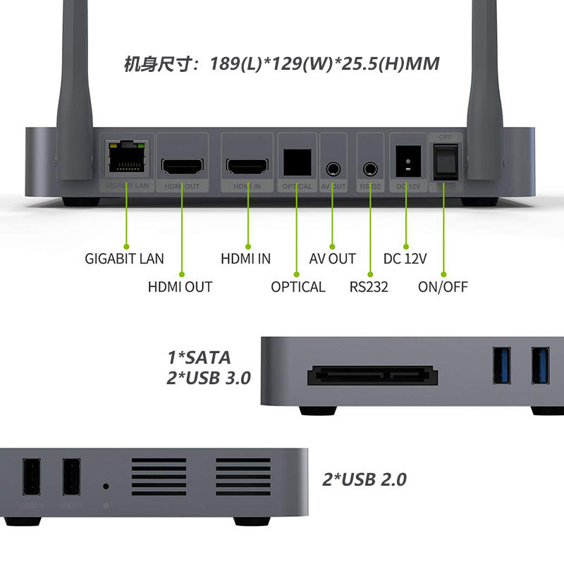 芝杜 Z9X ZIDOO杜比视界4KHDR10+ 3D高清硬盘播放机器 蓝光播放器 - 图2