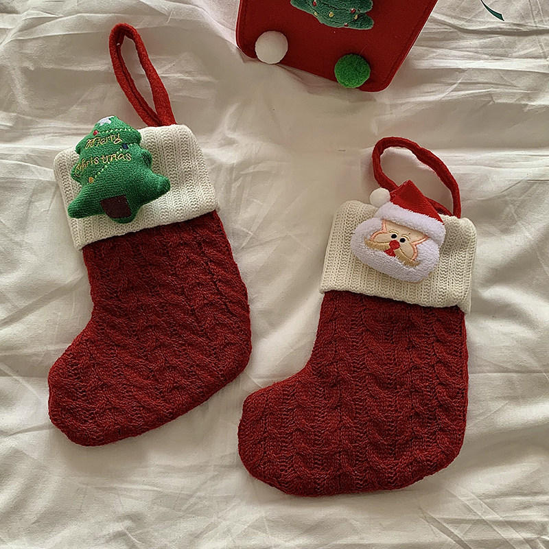 ins圣诞袜子挂件可爱房间装饰创意圣诞节礼物圣诞氛围场景布置