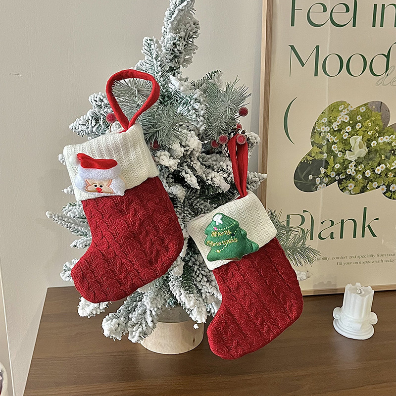 ins圣诞袜子挂件可爱房间装饰创意圣诞节礼物圣诞氛围场景布置