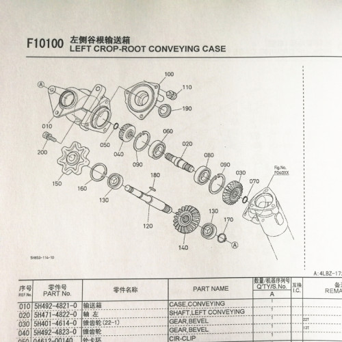 久保田488 588 688 758 888 988 1108 1048零件图维修手册图册-图2