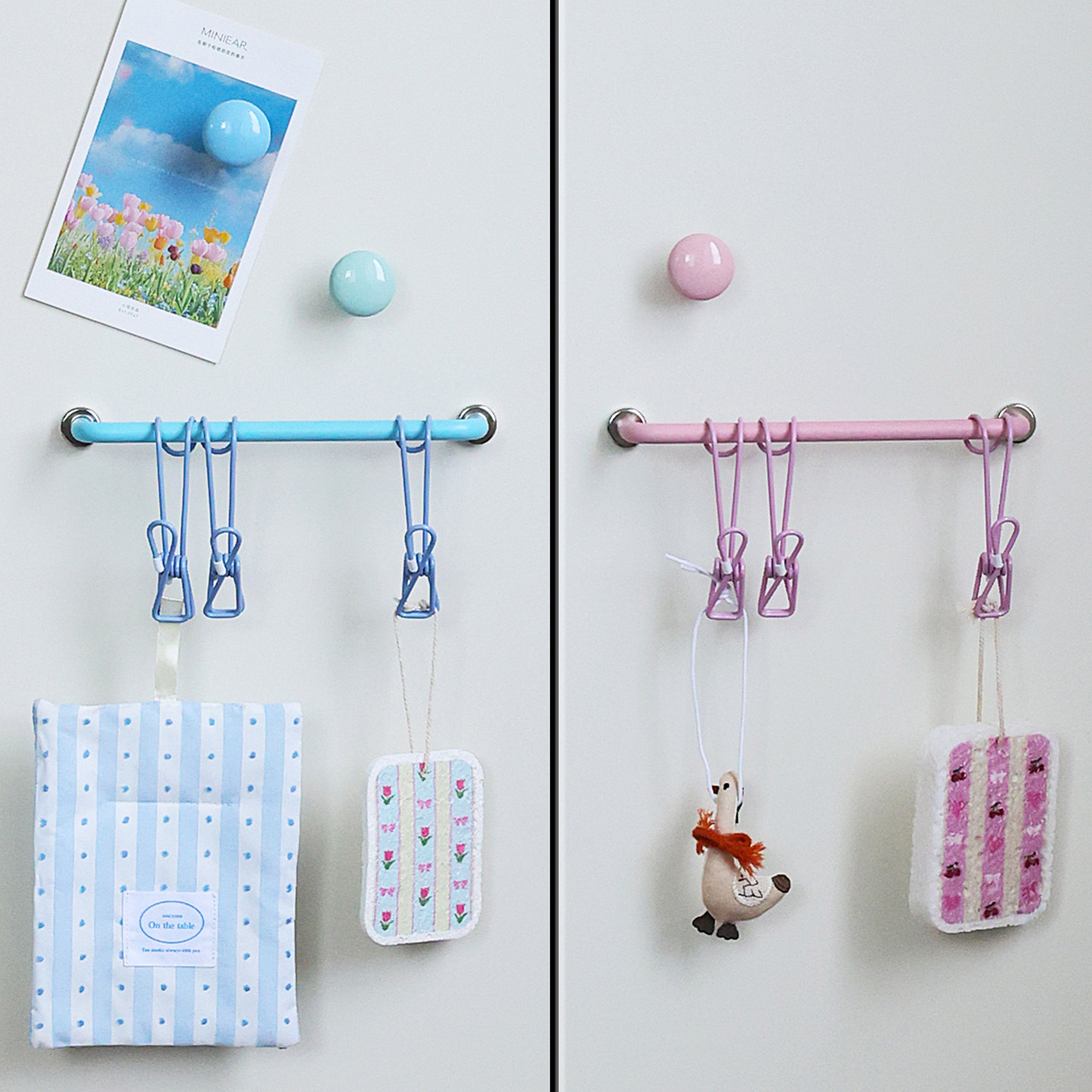 磁吸挂杆冰箱装饰挂钩厨房手套抹布收纳洞洞板入户门后磁铁石挂钩,淘宝优惠券,粉丝福利购,淘宝优惠卷