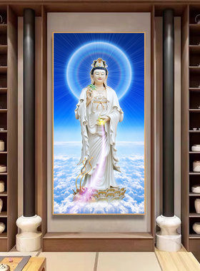 观音菩萨送子观音晶瓷防水