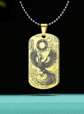 三足金乌吊坠大日金乌挂坠挂件