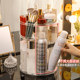 Rotating cosmetics storage box transparent transparent simple
