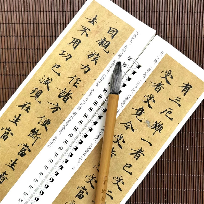 沈弘阿毗昙毗婆沙论卷五十二 敦煌写经 近距离临摹字帖练字卡 成人楷书毛笔字帖书法临摹 繁体旁注活页字卡练字帖 弘蕴轩 - 图2