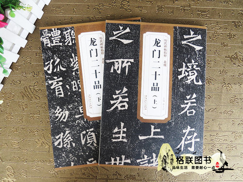 正版北魏龙门二十品 上下 历代碑帖精粹 薛元明编 附技法解析 临摹临习篆书的好范本艺术书法篆刻 - 图0