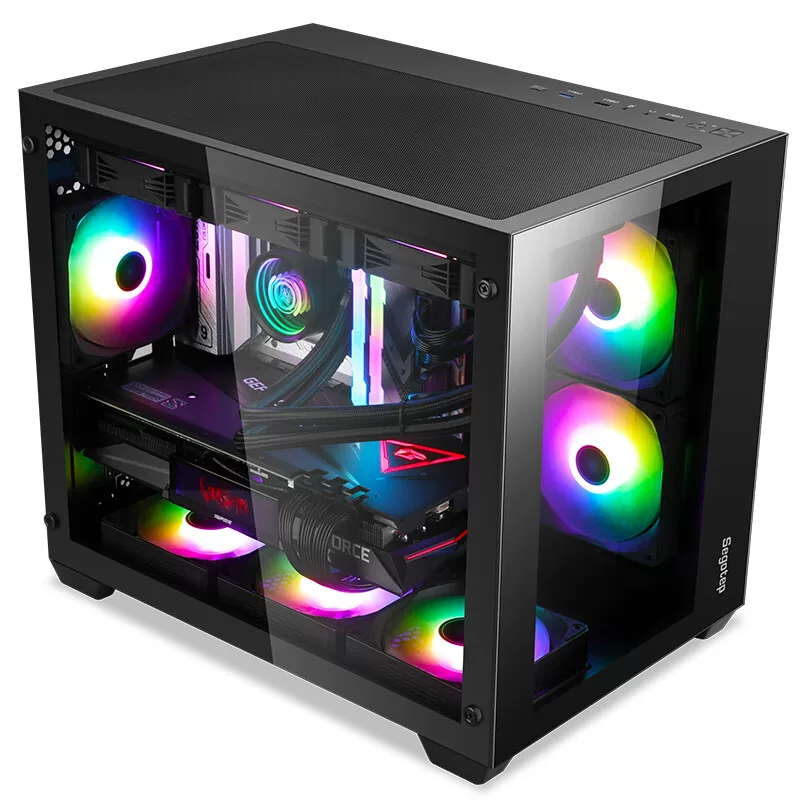 Цветная сборка компьютера: i5 14400f, U5 230F, 245K, 5060ti 8g, 5070Ti, RTX5060 графическая карта, настольный игровой семейный комплект, полная машина, оборудование, diy установка