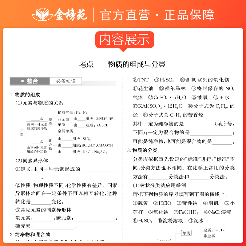 正版2025步步高化学大一轮复习讲义高考总复习提分练习册高中化学人教版高二高三复习资料高考提分自主复习高考化学一轮复习资料书 - 图1