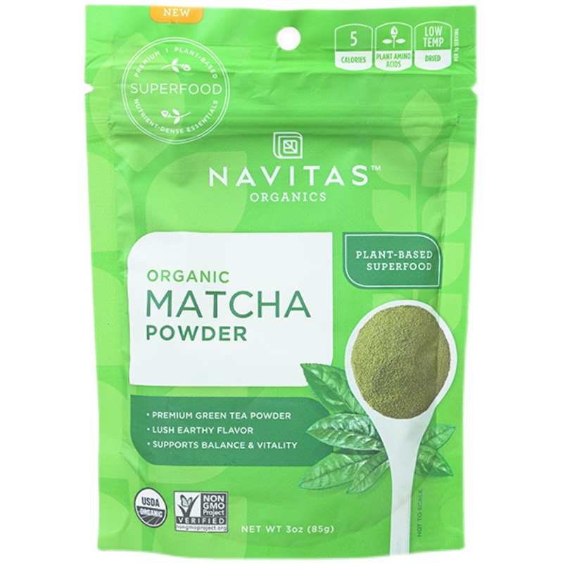 美国Navitas Organics 高级别纯绿茶纯抹茶粉纯绿生酮无添加 - 图3