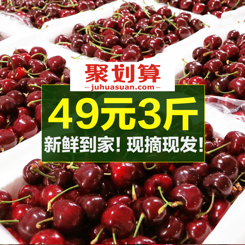 老谷山山东大樱桃车厘子孕妇水果新鲜大连美早烟台当季3整箱5顺丰助农101