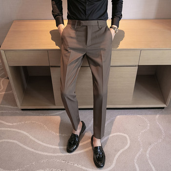 2023 Casual Business Formal Suit Pants Small Foot suit suit Long Pants Men Korean Style Slim Fashion Suit Pants Men