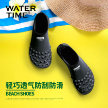 Chaussures de plage WaterTime hommes et femmes chaussettes de plongée non glissantes en bord de mer anti-coulissant épais couvert deau plongées anadromes chaussures anadromes