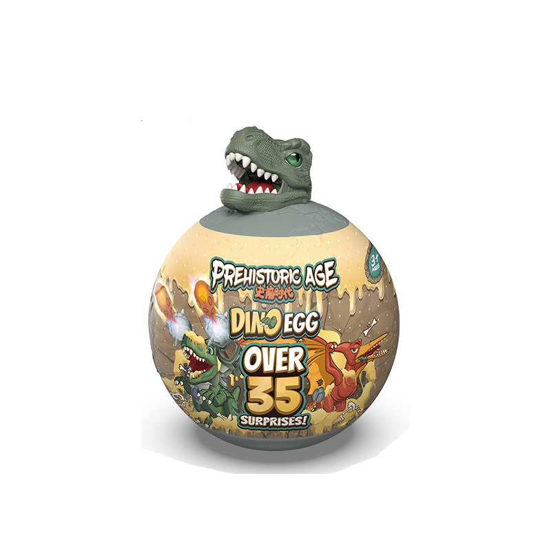 蛋宝乐恐龙惊喜蛋儿童玩具史前时代动物拼装模型霸王龙猛犸象盲盒,淘宝优惠券,粉丝福利购,淘宝优惠卷