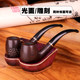 Burn-resistant and durable ebony solid wood pipe