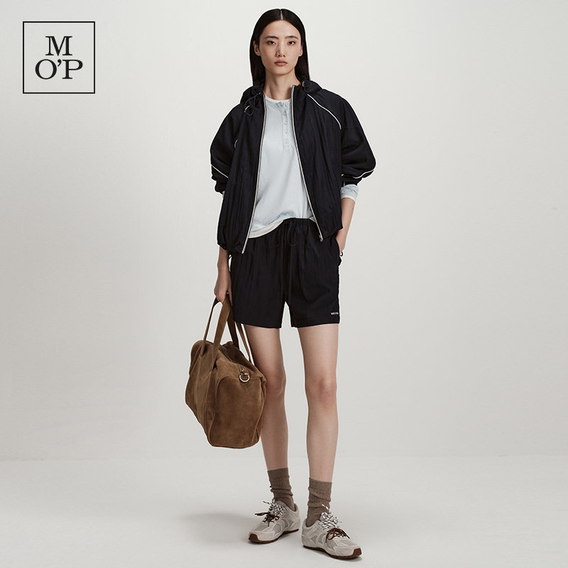 Marc O'Polo/MOP2026春季新款运动设计感短款连帽外套女户外夹克,淘宝优惠券,粉丝福利购,淘宝优惠卷
