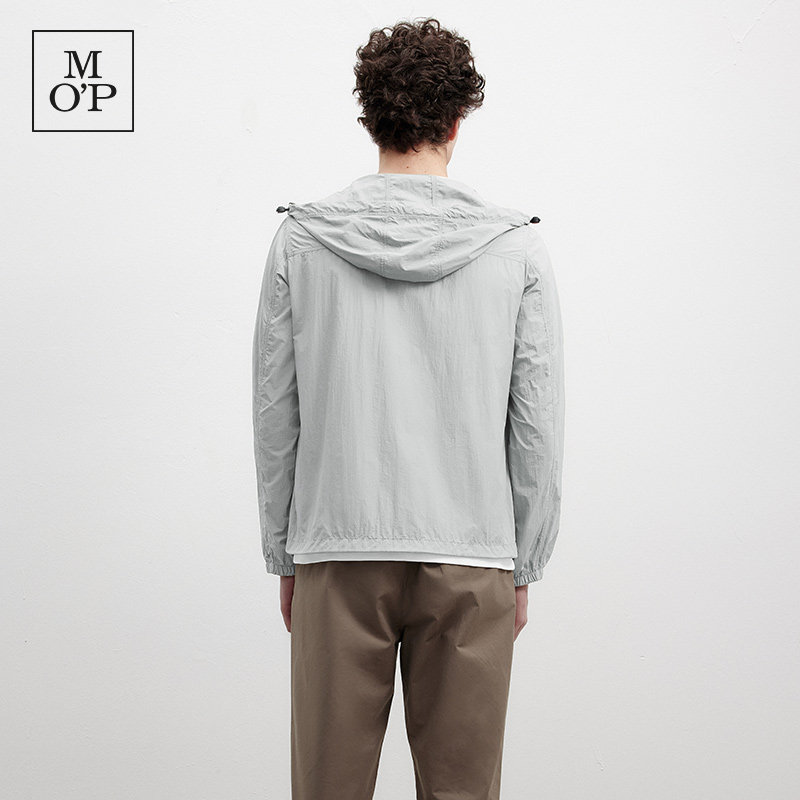 Marc O'Polo/MOP2025夏季新款简约百搭连帽可收纳防晒服男士外套,淘宝优惠券,粉丝福利购,淘宝优惠卷