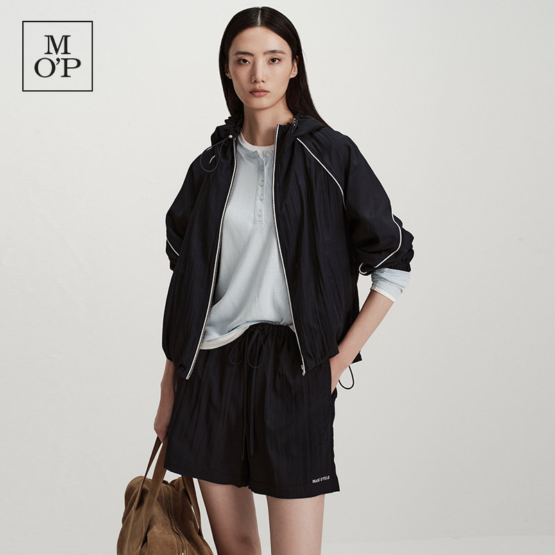 Marc O'Polo/MOP2026春季新款运动设计感短款连帽外套女户外夹克,淘宝优惠券,粉丝福利购,淘宝优惠卷