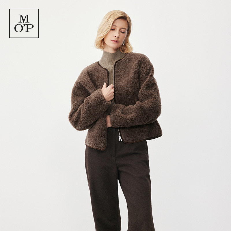 【大乐严选】8号【宣璐同款】MOP冬季绵羊毛静奢小香风外套,淘宝优惠券,粉丝福利购,淘宝优惠卷