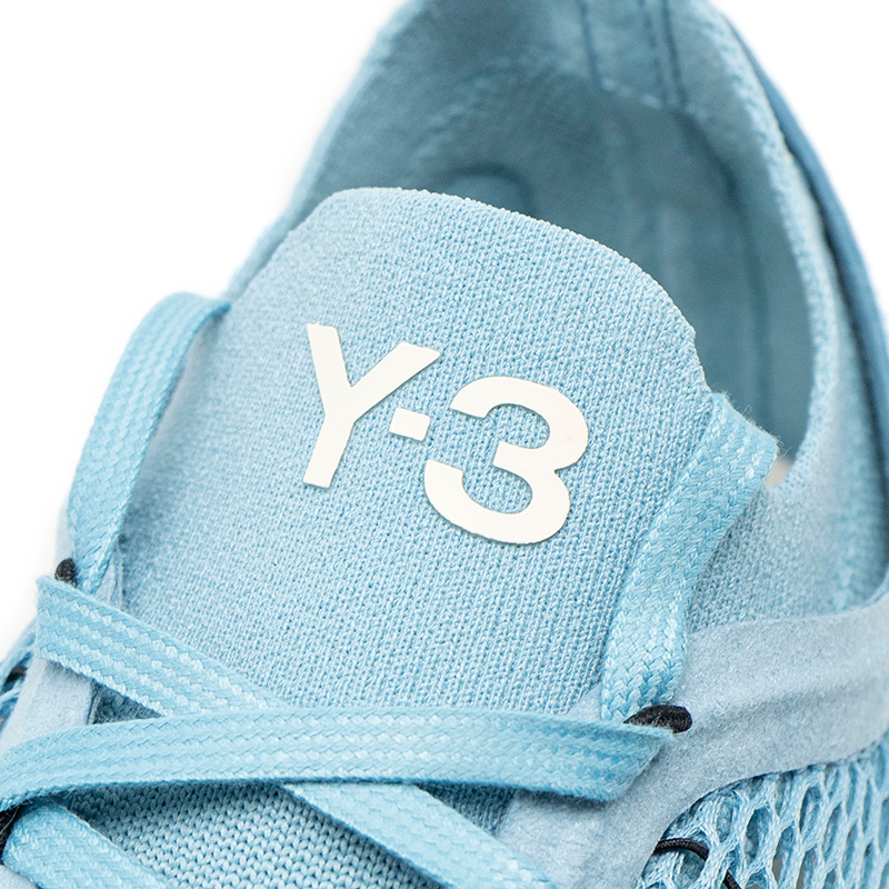 Y-3/Y3山本耀司RUNNER 4D HALO男女同款蓝白拼色运动休闲鞋IE7270-图3