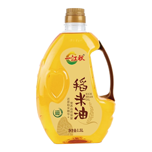 一江秋稻米油富含谷维素食用油1.5L米糠油炒菜烹饪家用食用油