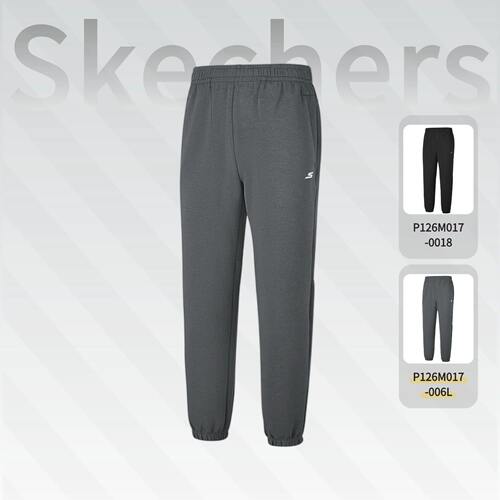 Skechers斯凯奇2026新款男士时尚舒适柔软亲肤针织长裤P126M017 - 图0