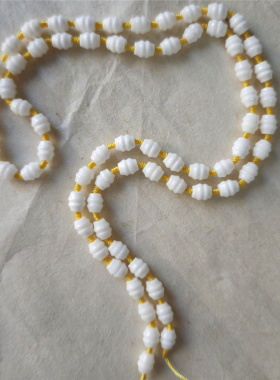 天然贝壳手工编织竹节项链绳配吊坠链子半成品