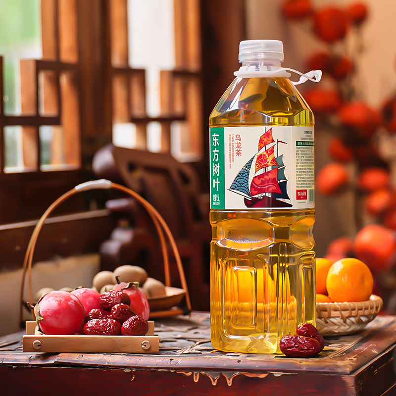 【新品】农夫山泉东方树叶无糖茶饮料茉莉花茶1.5L*6瓶大瓶分享装