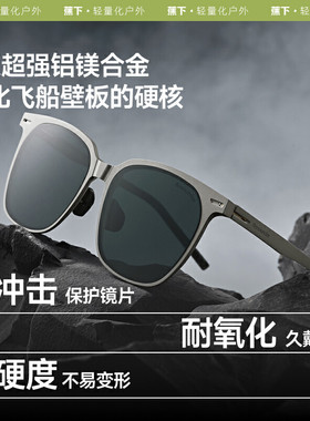 蕉下FD437₂₅大框可折叠墨镜男士垂钓开车防紫外线防晒太阳眼镜