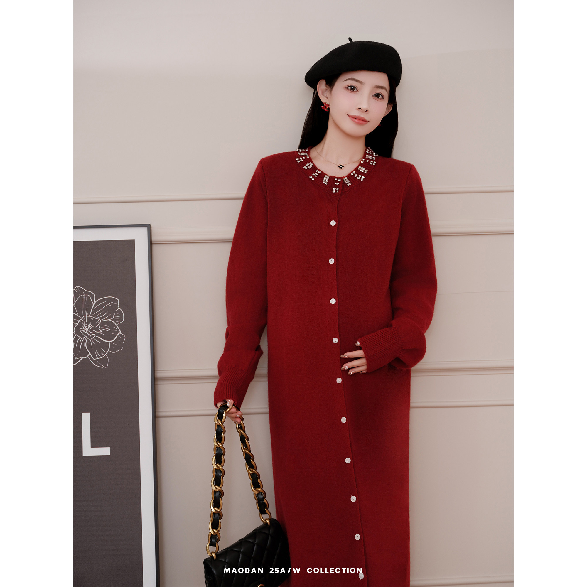 猫单【安妮罗曼】娜娜的孕期穿搭孕妇连衣裙冬季新品时尚休闲显瘦,淘宝优惠券,粉丝福利购,淘宝优惠卷