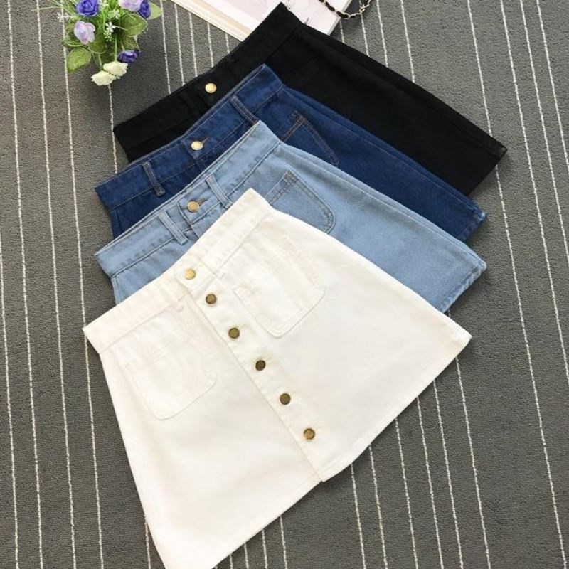 2018 Summer Women Mini Skirts High Waist A-Line Skirt ladies-图2