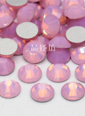 蓝色绿蛋白平底烫钻拉丁舞服饰品