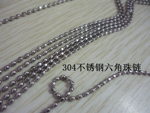 Анти -статическая волновая цепь бусин 304 Шарев из нержавеющей стали металлические шарики шрифт