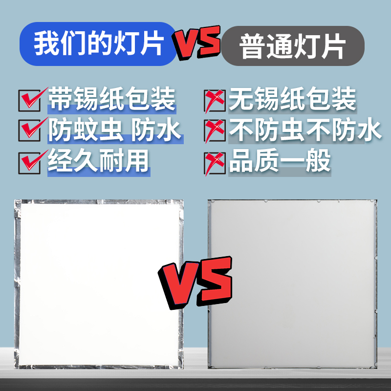 集成吊顶浴霸风暖LED光源面板灯板替换平板灯芯灯片照明灯条配件 - 图0