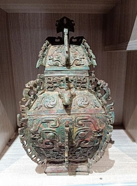 青铜方罍时光藏礼贵族酒器