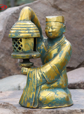 工艺长信宫灯影视道具仿古青铜器