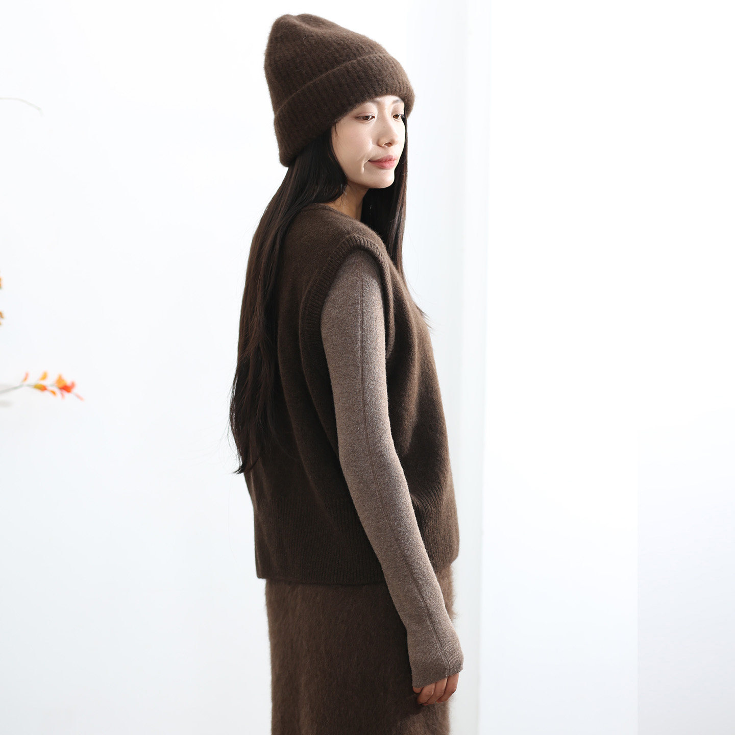 饮水鸟藏地100%牦牛绒马甲通勤圆领纯色大码宽松针织无袖开衫百搭,淘宝优惠券,粉丝福利购,淘宝优惠卷