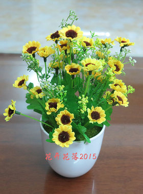 假花小盆景室内桌面植物摆件