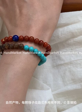 925银手链 【竹影国风手串】手串手工百搭时尚复古小众款1001