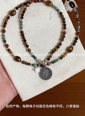 925纯银吊坠 JIUJIU【莲花罗盘】手工小众高级新中式国风复古项链