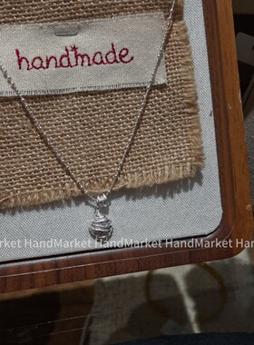 链子925银 JIUJIU【精致牛角包仙女链】简约项链装装饰品0228