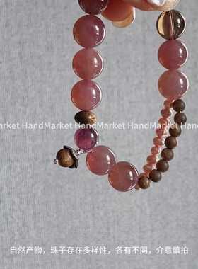 925银手链 JIUJIU【葡萄拼接双层珠珠】手工气质百搭复古法式1120