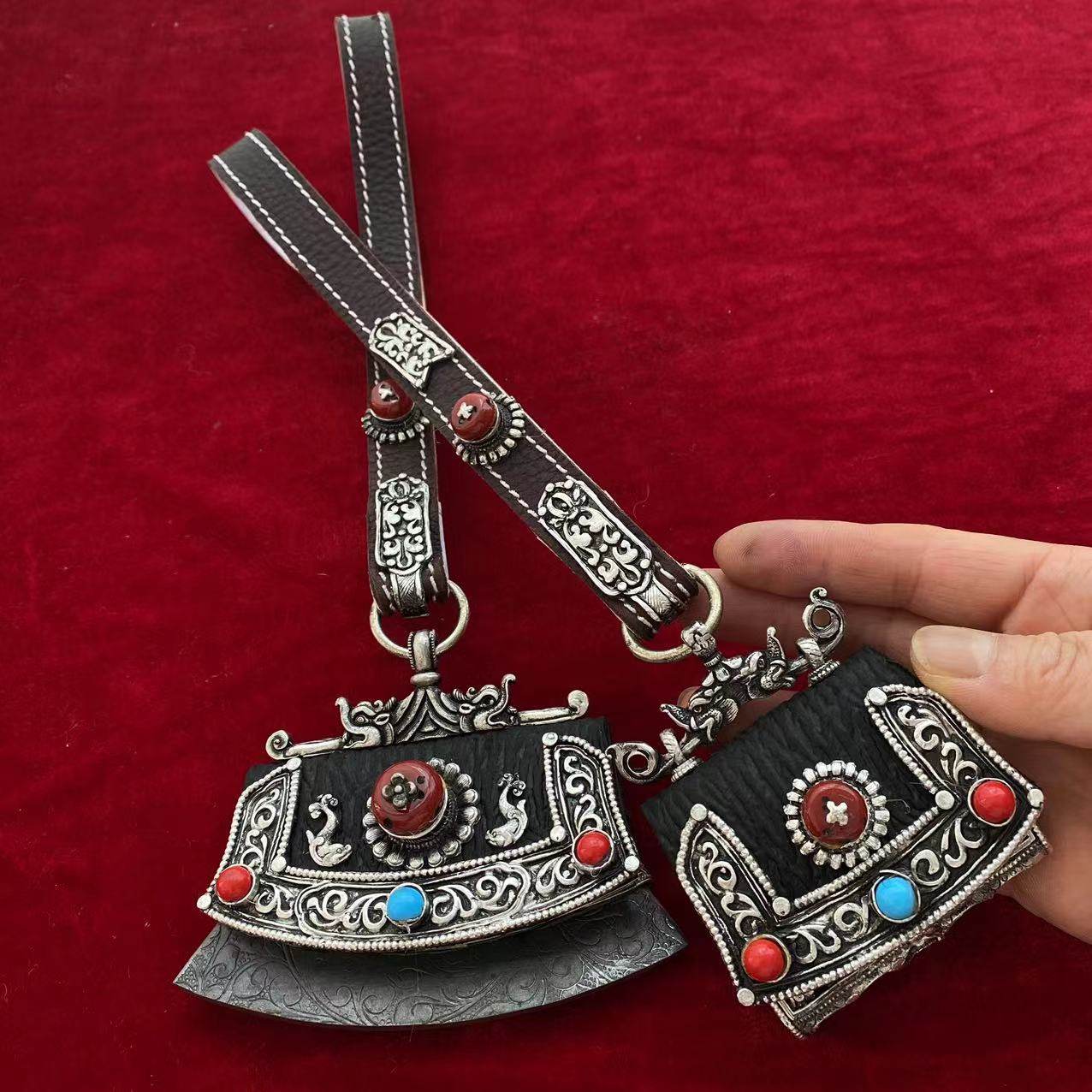 24新款男士藏族特色手工加银腰链挂件明星同款时尚男士挂件推荐套,淘宝优惠券,粉丝福利购,淘宝优惠卷