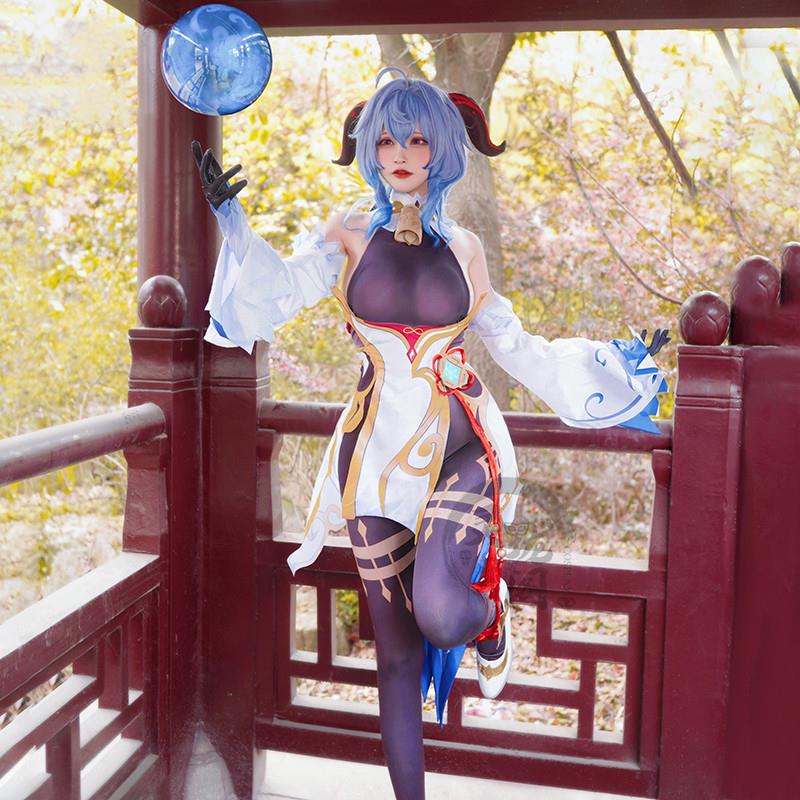 原神cos服 甘雨cosplay服装全套二次元游戏套装女 - 图0