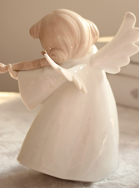 可爱娃娃高温陶瓷书桌家居摆设